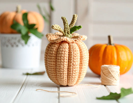 Image of Crochet mini-pumpkin