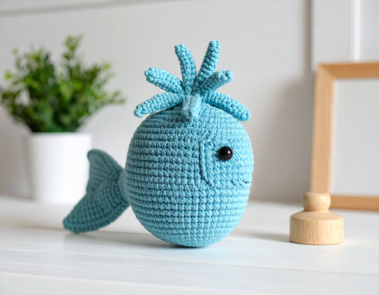Image of Crochet mini-whale