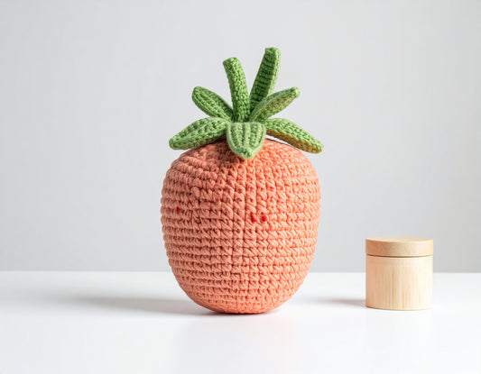 Image of Crochet mini-strawberry