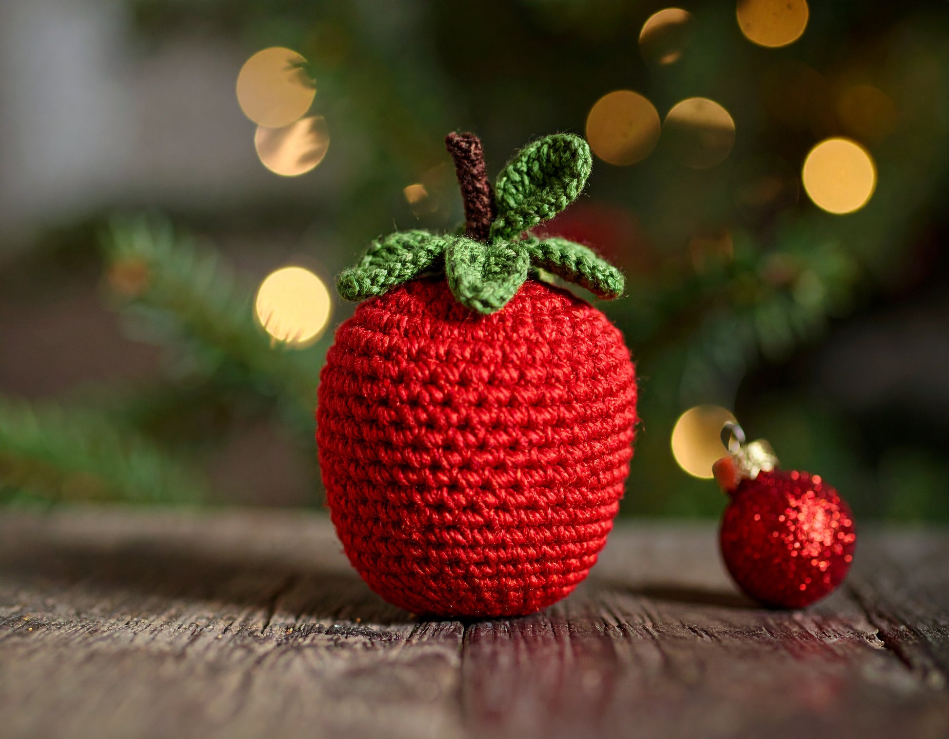 Image of Crochet mini-apple